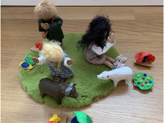 Erzählfiguren im Einsatzbei kunsttherapeutischen Settings